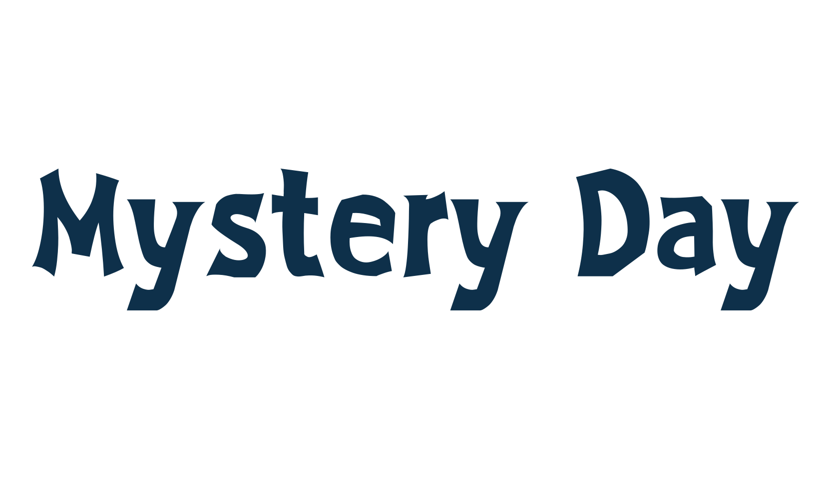 Mystery Day, fancy decorative font preview
