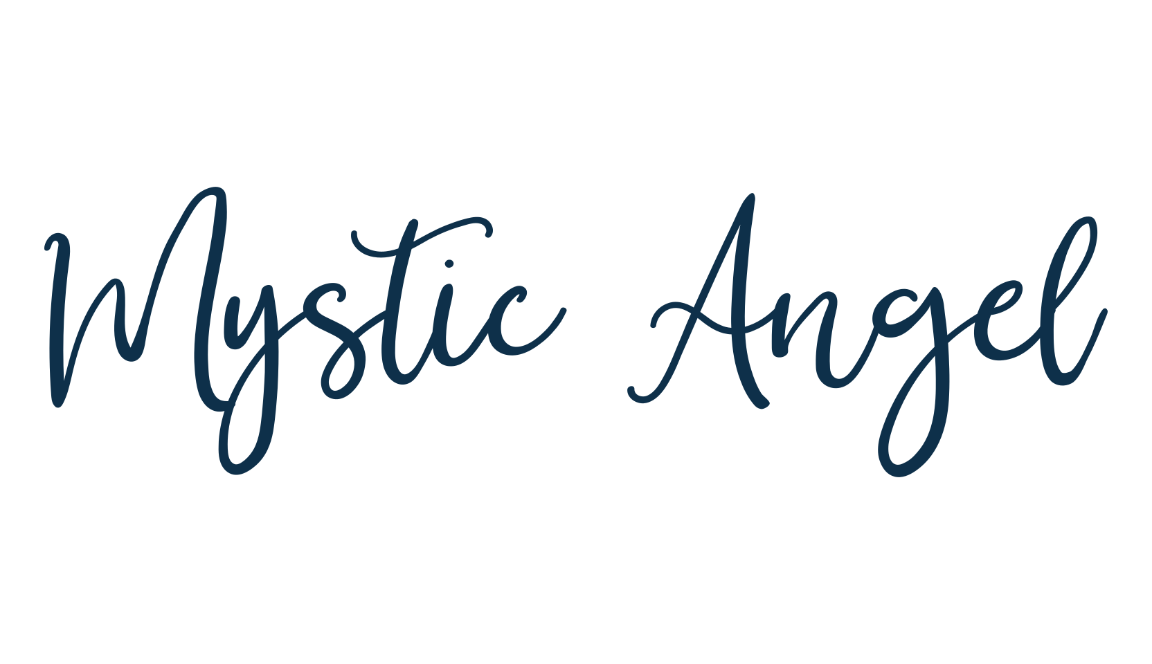 Mystic Angel, script handwritten fancy decorative calligraphy font preview
