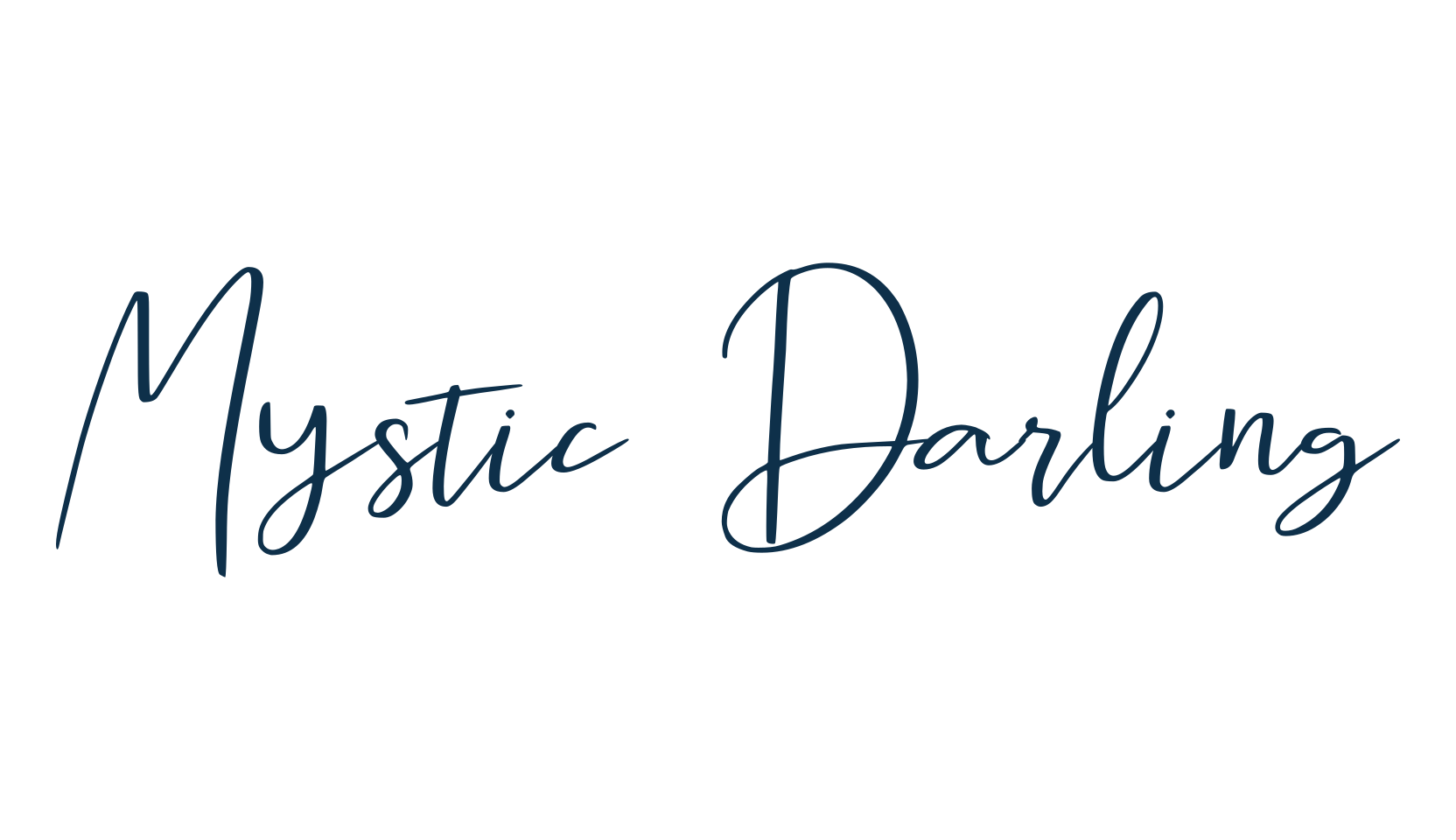 Mystic Darling, script handwritten fancy decorative calligraphy font preview