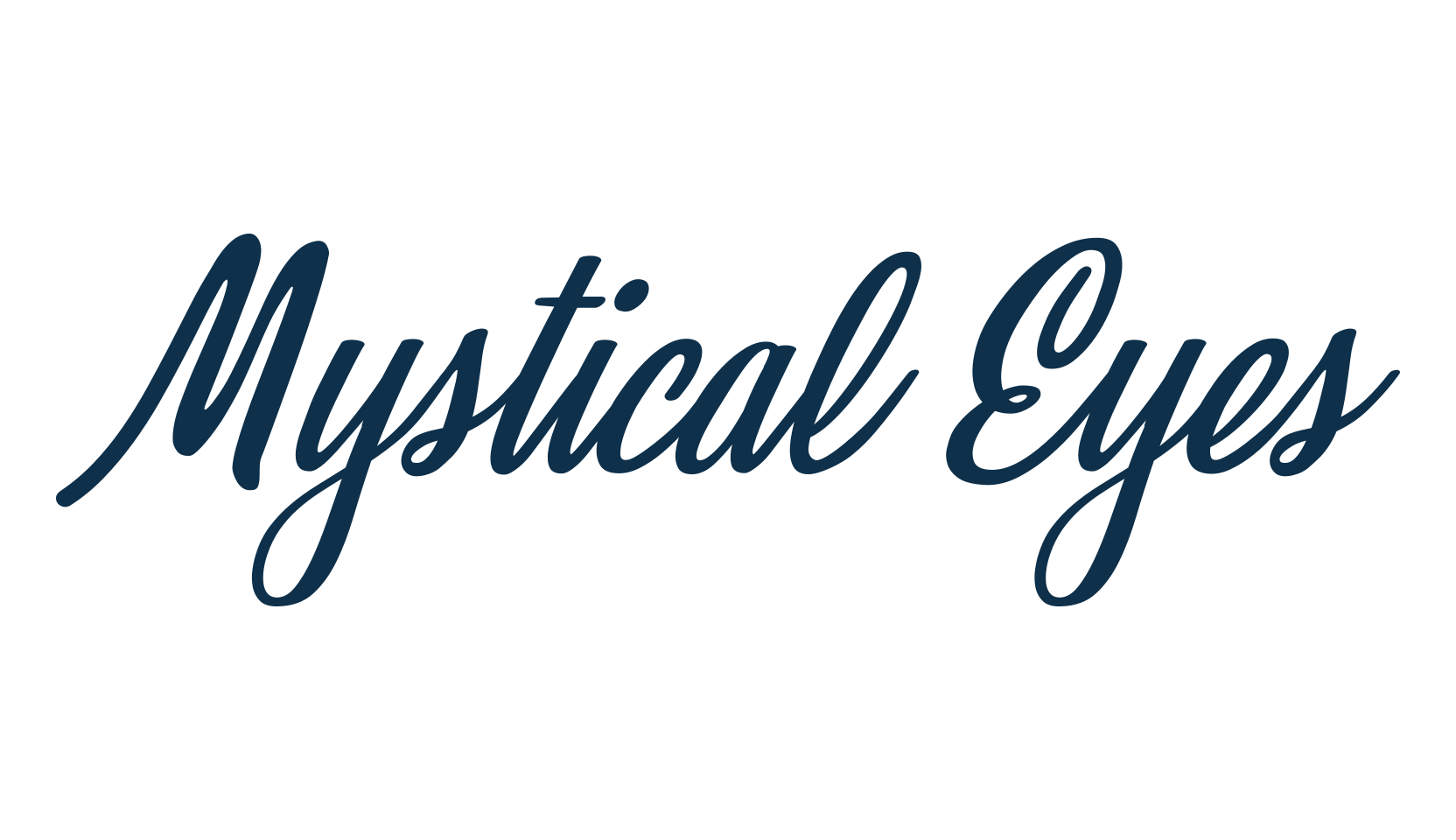 Mystical Eyes, old school font preview