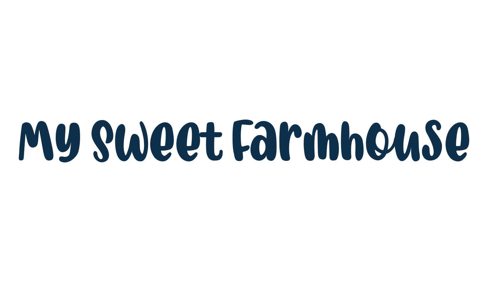 My Sweet Farmhouse, fancy cartoon decorative font preview