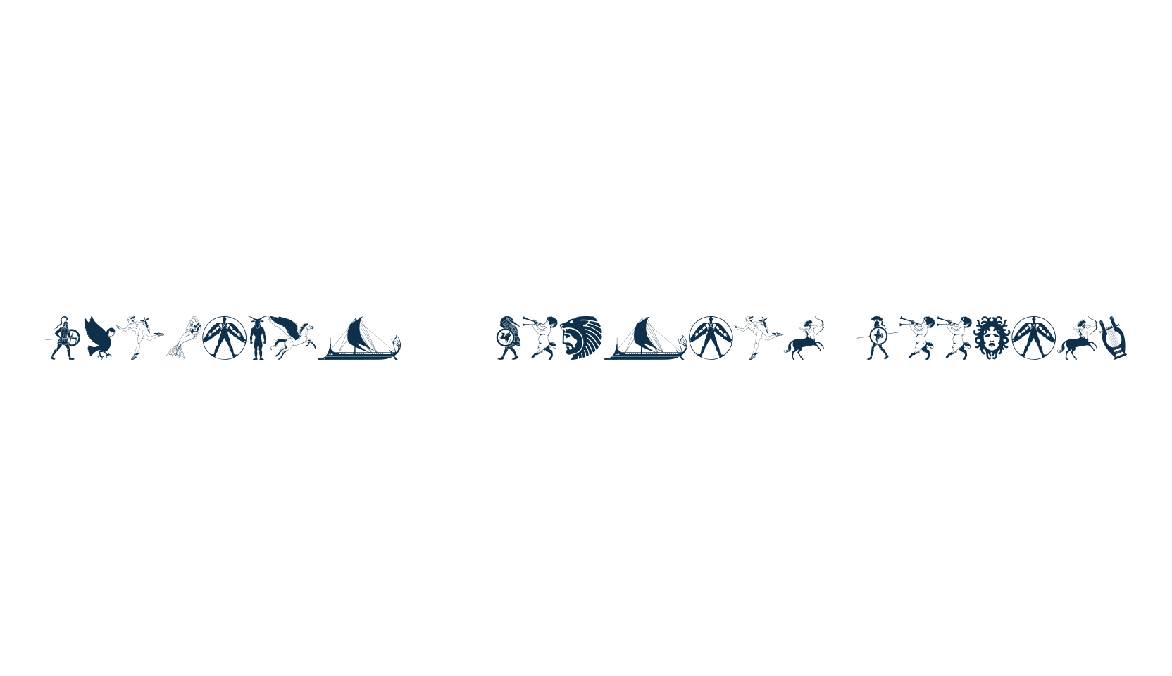 Mythical & Hoplite Noogies, display market font preview