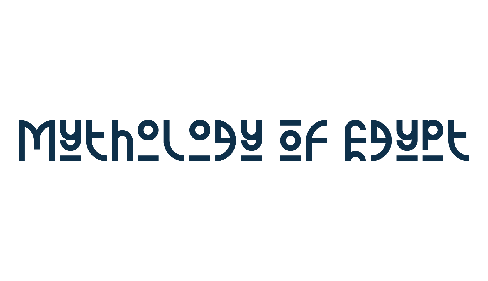 Mythology Of Egypt, various font preview