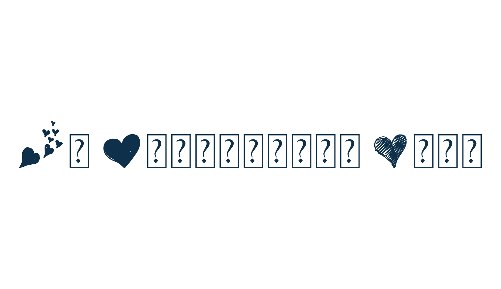 My Valentines Love, fancy decorative font preview