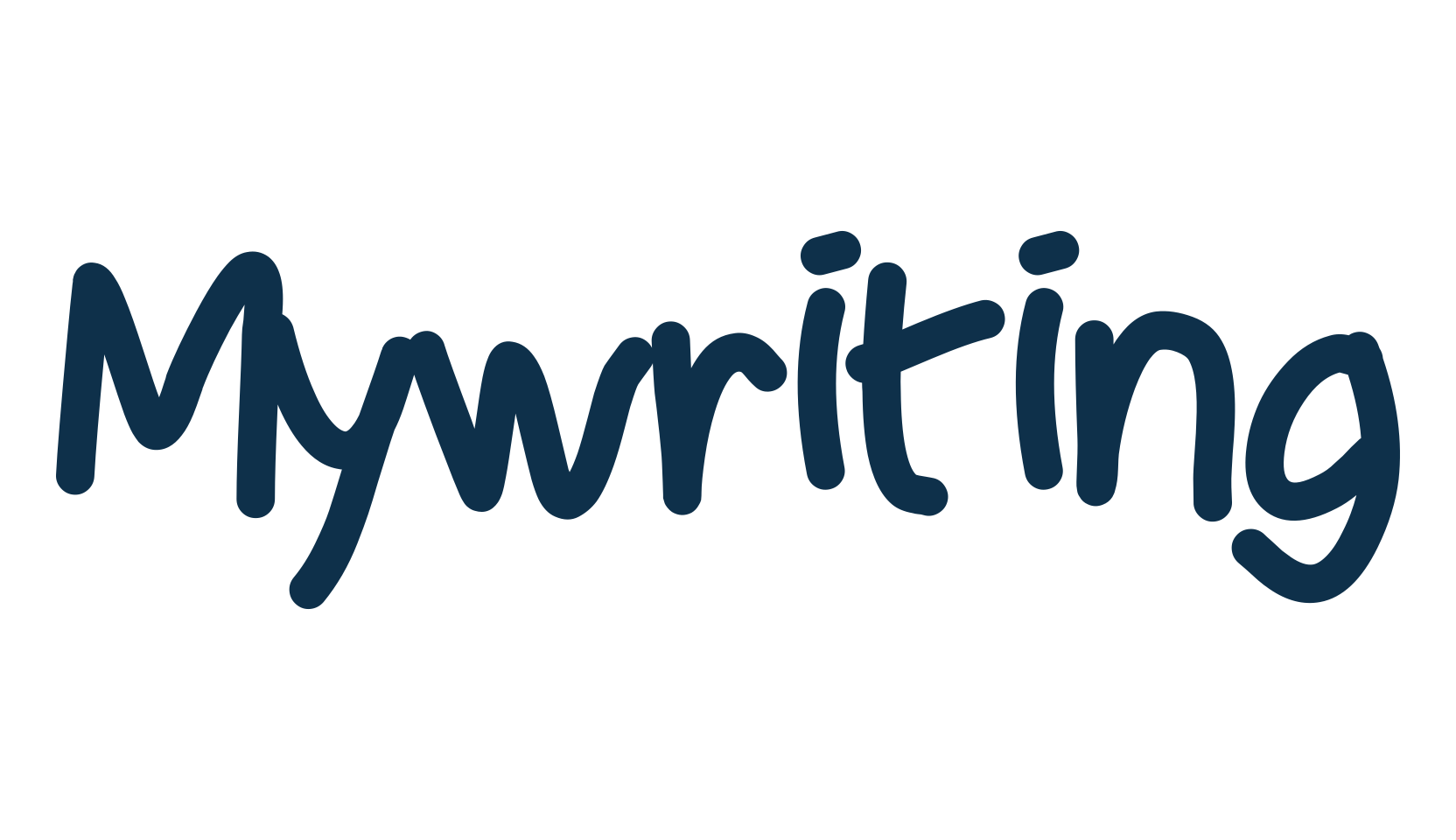 Mywriting, handwriting font preview