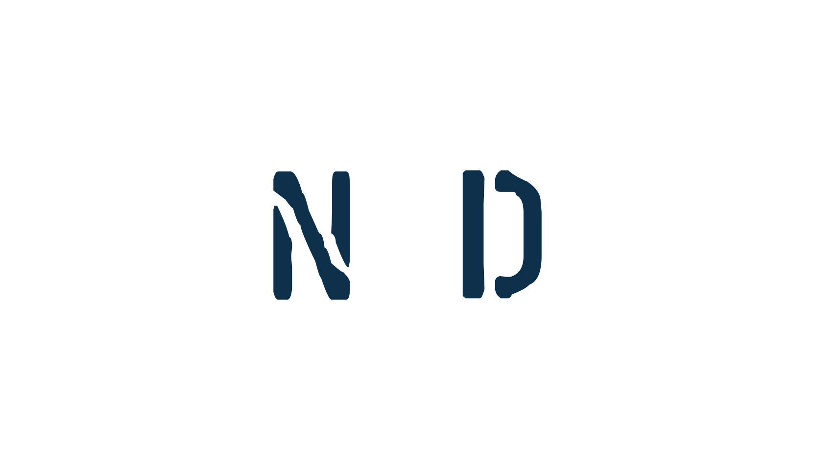 N&D, fancy stencil, army decorative font preview