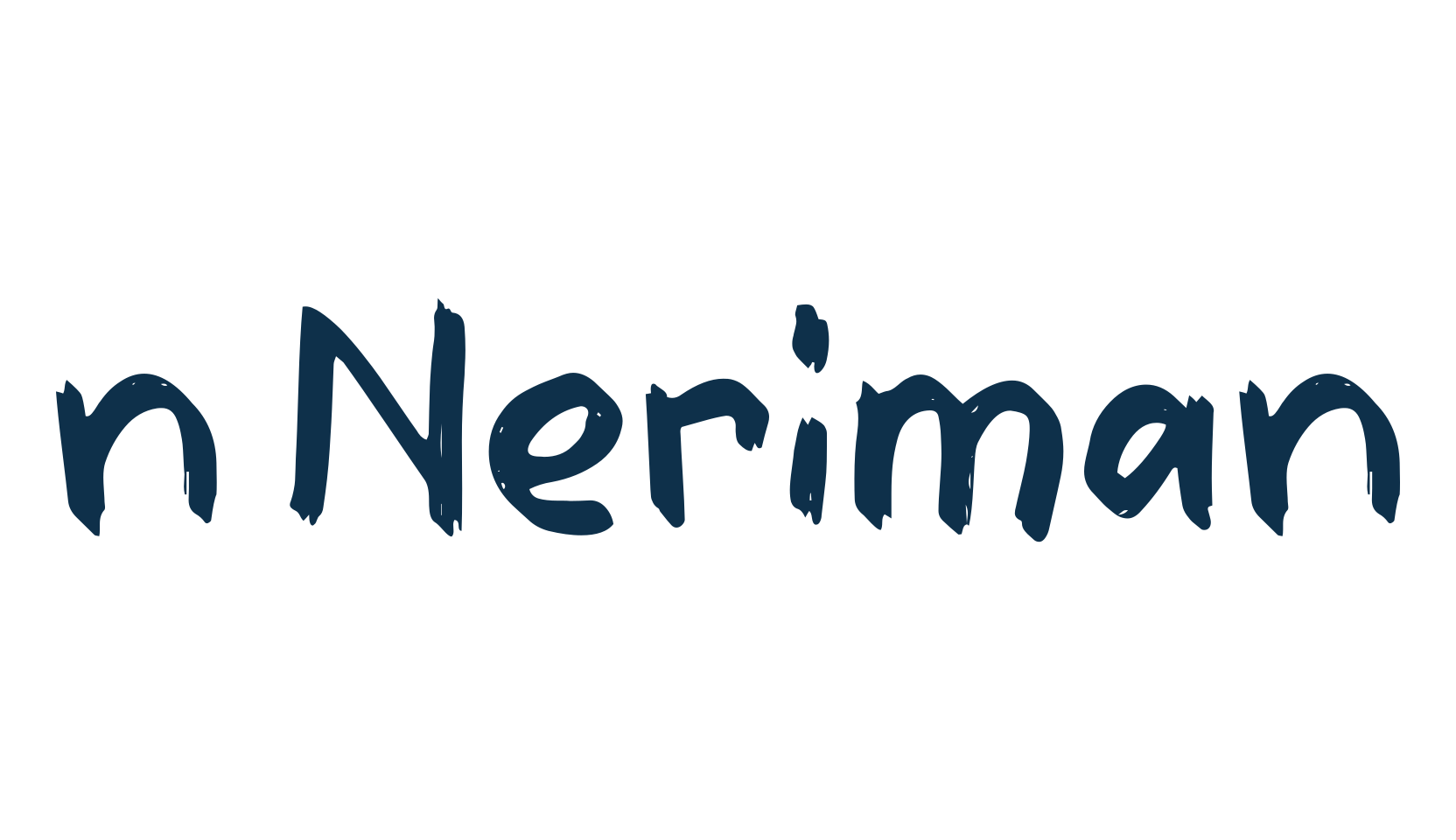 n Neriman, brush font preview