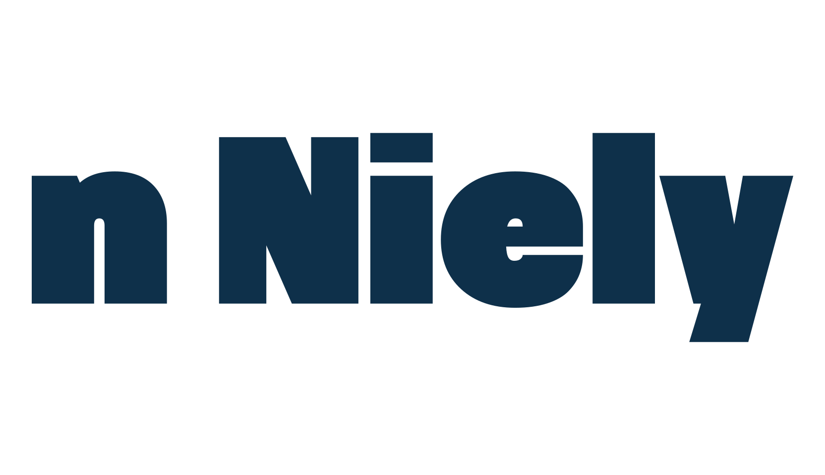 n Niely, basic sans serif font preview