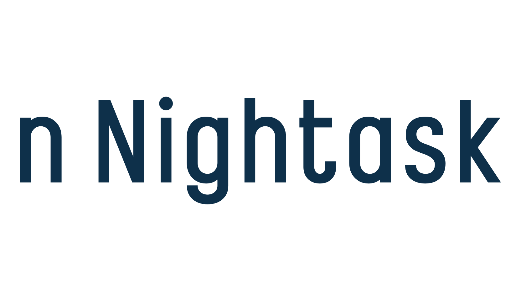n Nightask, sans serif font preview