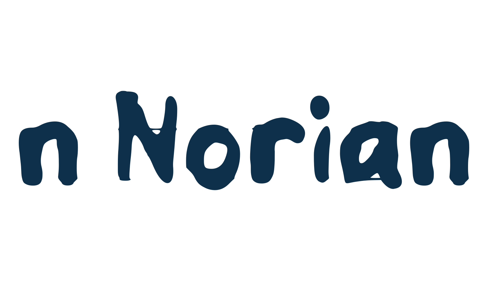 n Norian, brush font preview