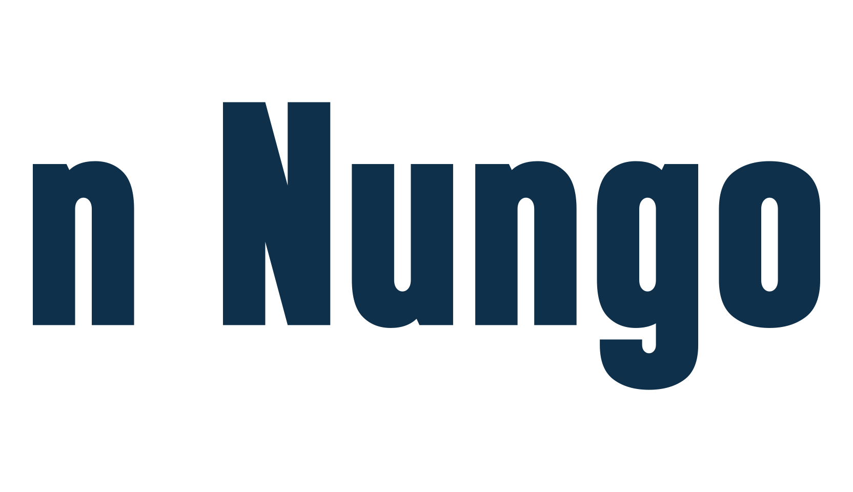 n Nungo, basic sans serif font preview