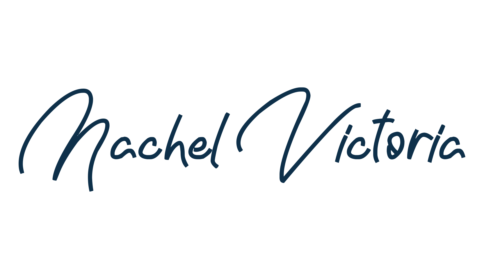 Nachel Victoria, handwriting font preview