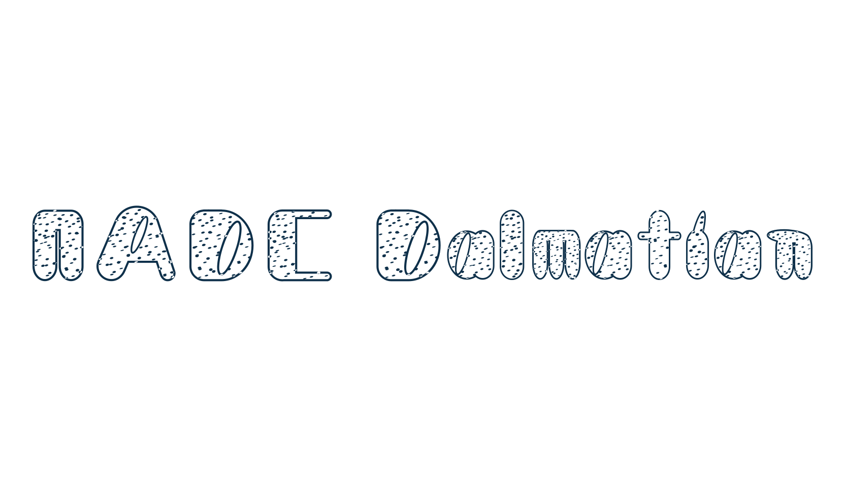 NADC Dalmatian, fancy decorative font preview