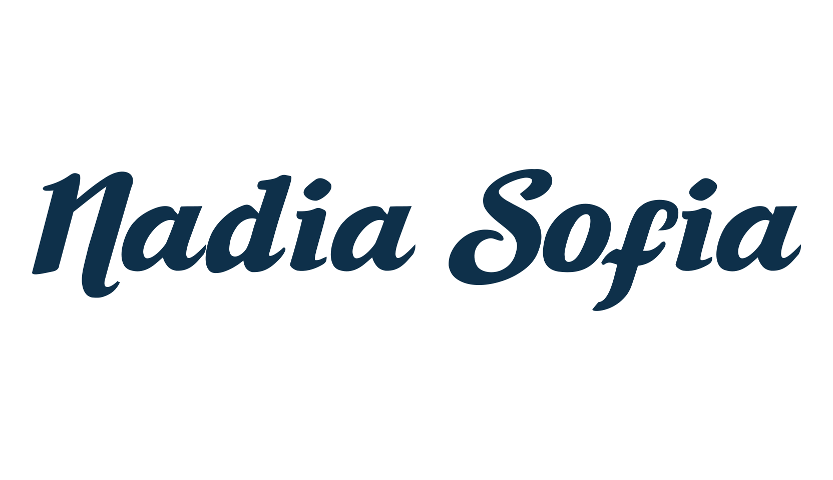 Nadia Sofia, fancy various decorative font preview