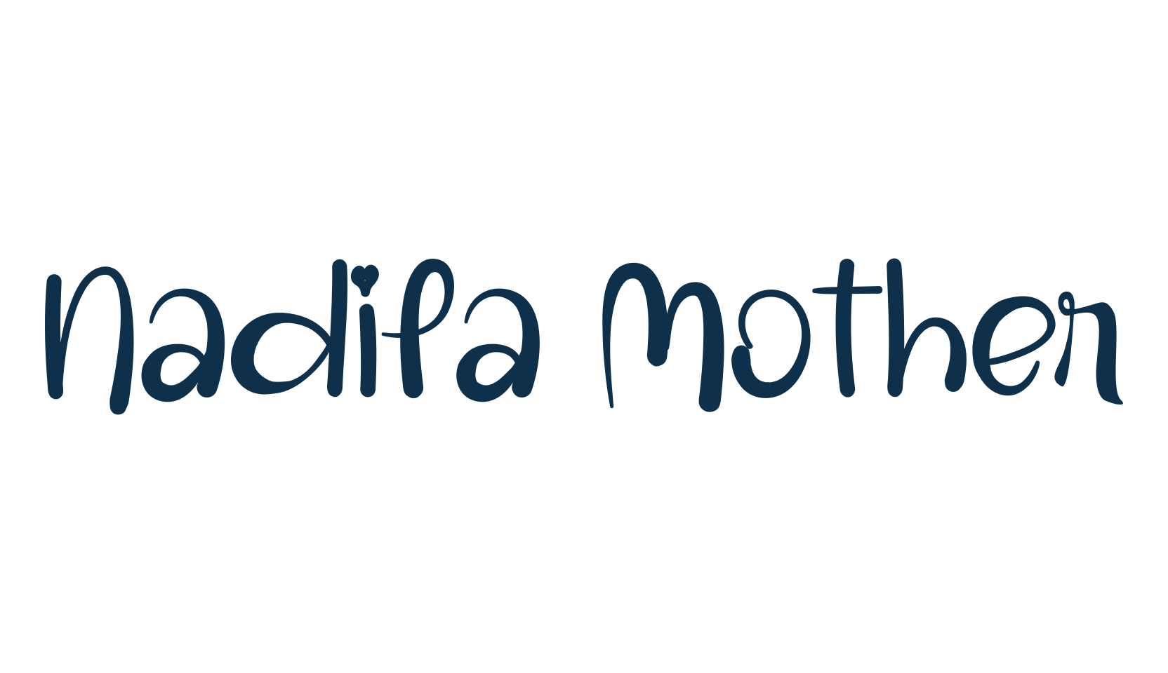 Nadila Mother, fancy decorative font preview