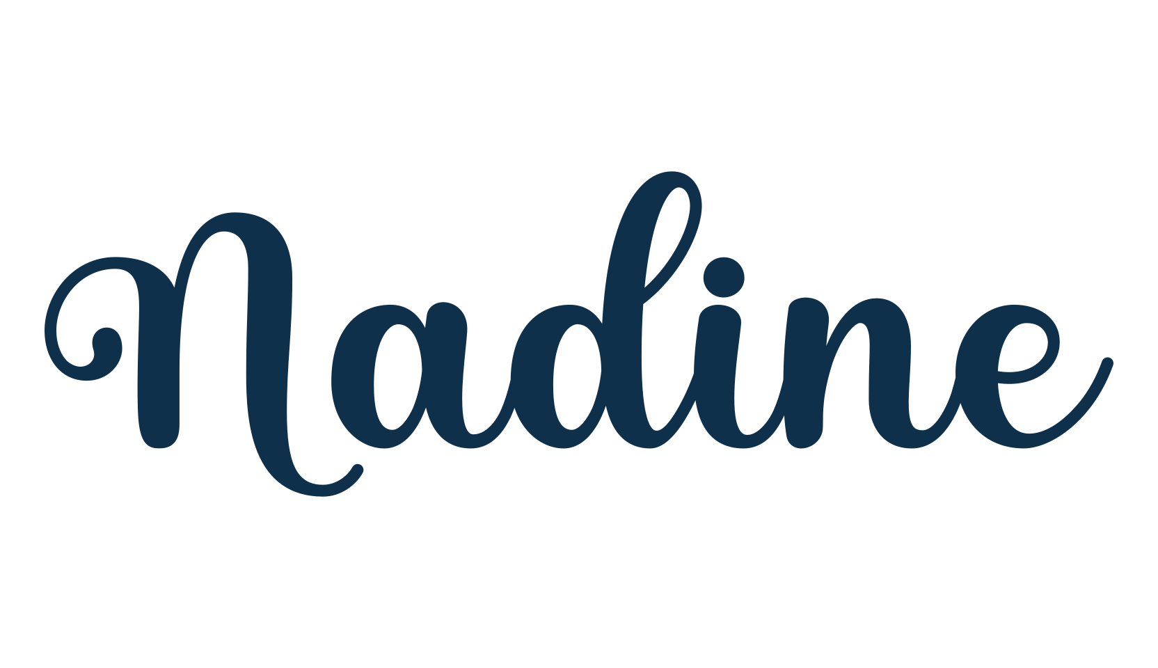 Nadine (nadine-2), fancy various decorative script calligraphy font preview
