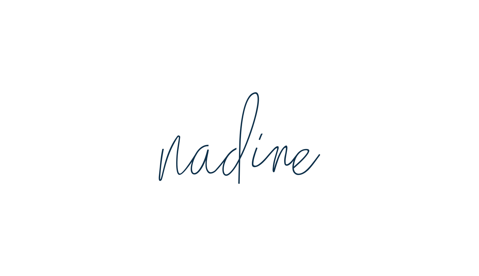 Nadine, script handwritten fancy decorative calligraphy font preview