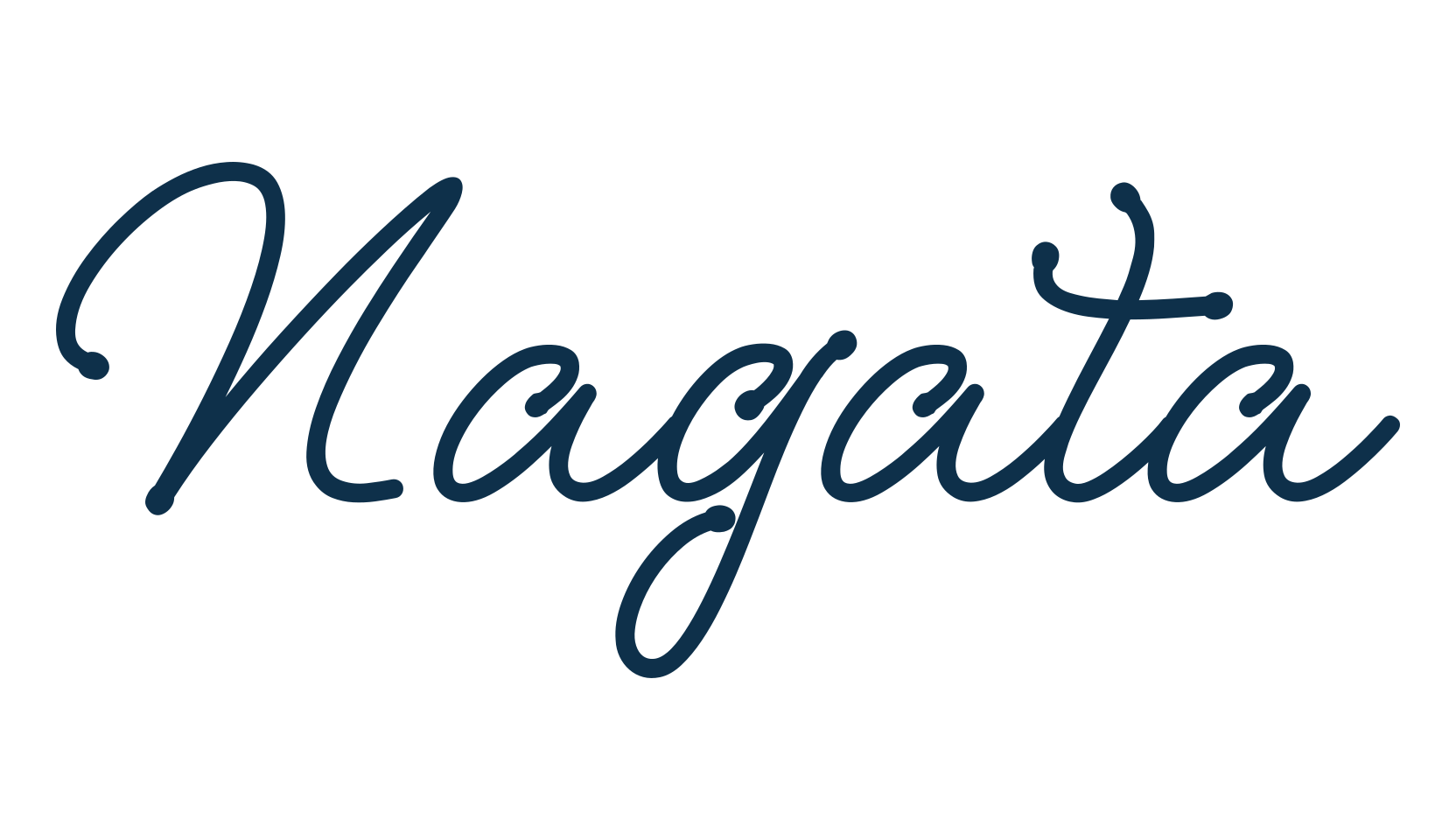Nagata, fancy various decorative script calligraphy font preview