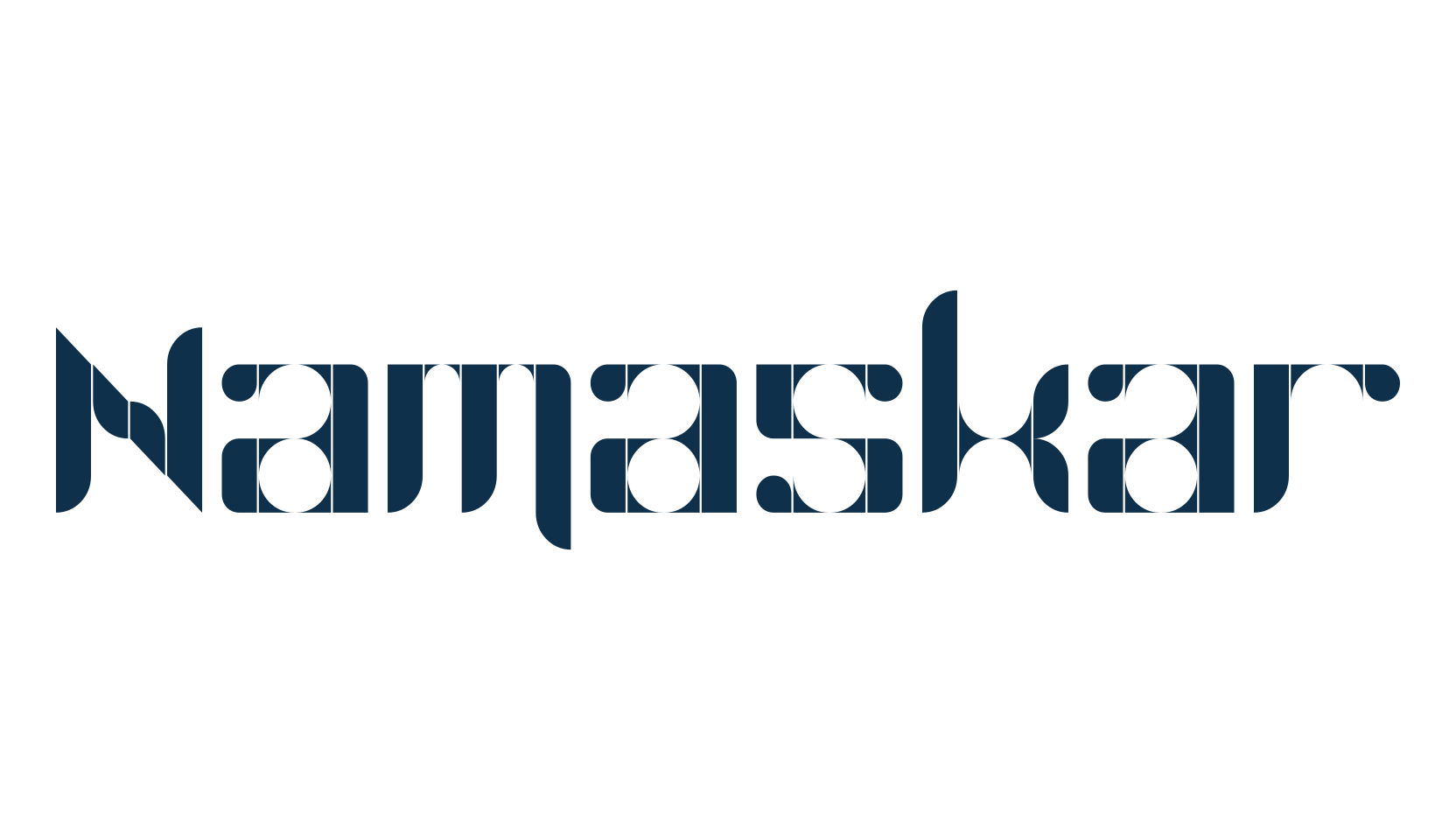 Namaskar, fancy various techno sci-fi font preview