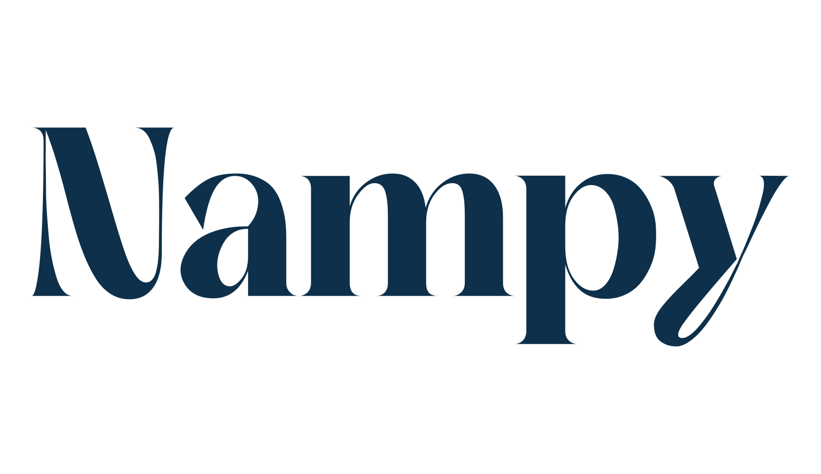 Nampy, serif font preview