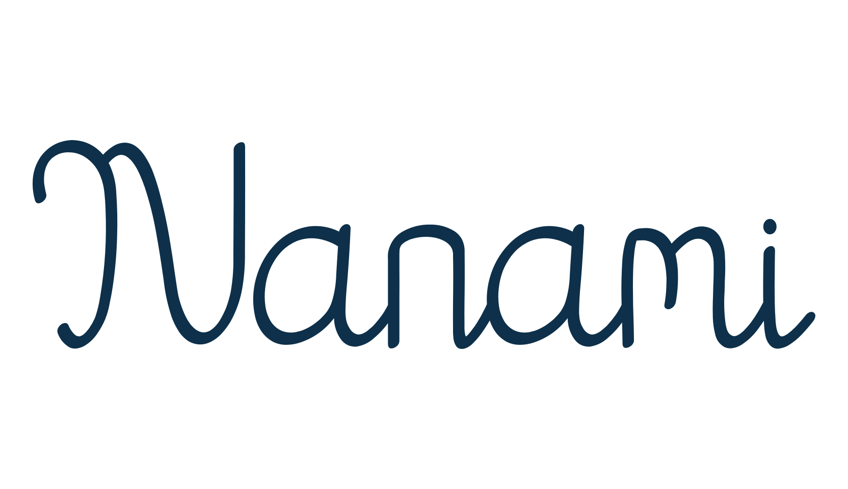 Nanami, script handwritten fancy decorative calligraphy font preview