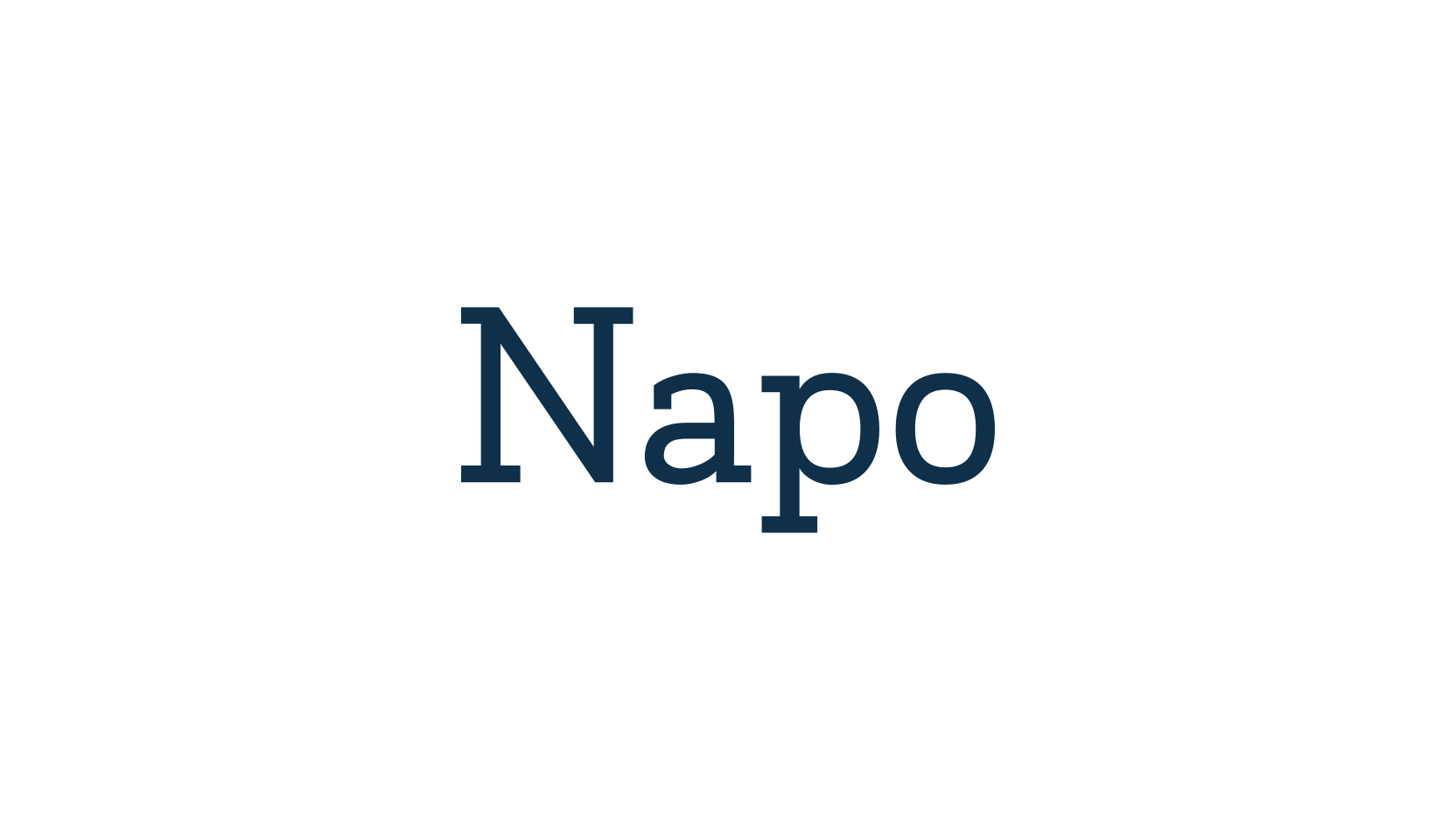 Napo, serif font preview