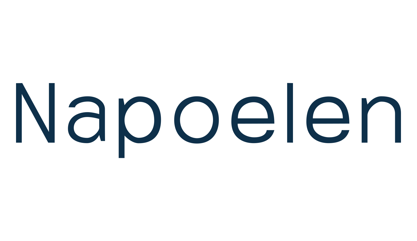 Napoelen, sans serif font preview
