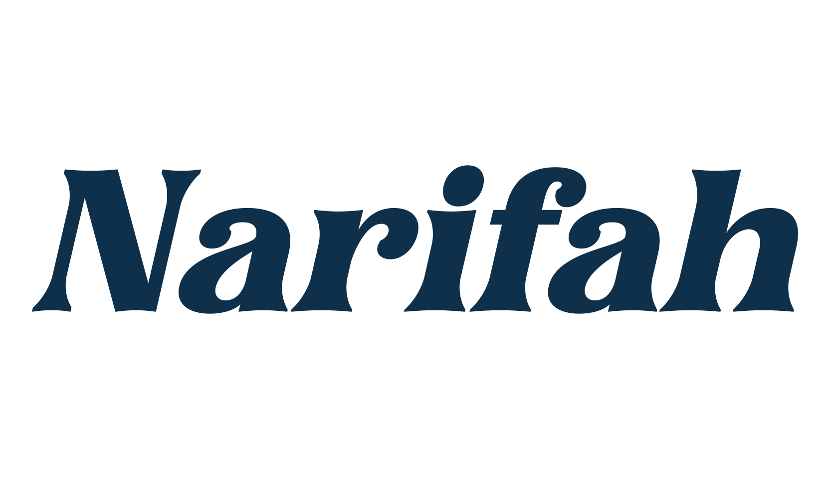 Narifah, basic serif font preview