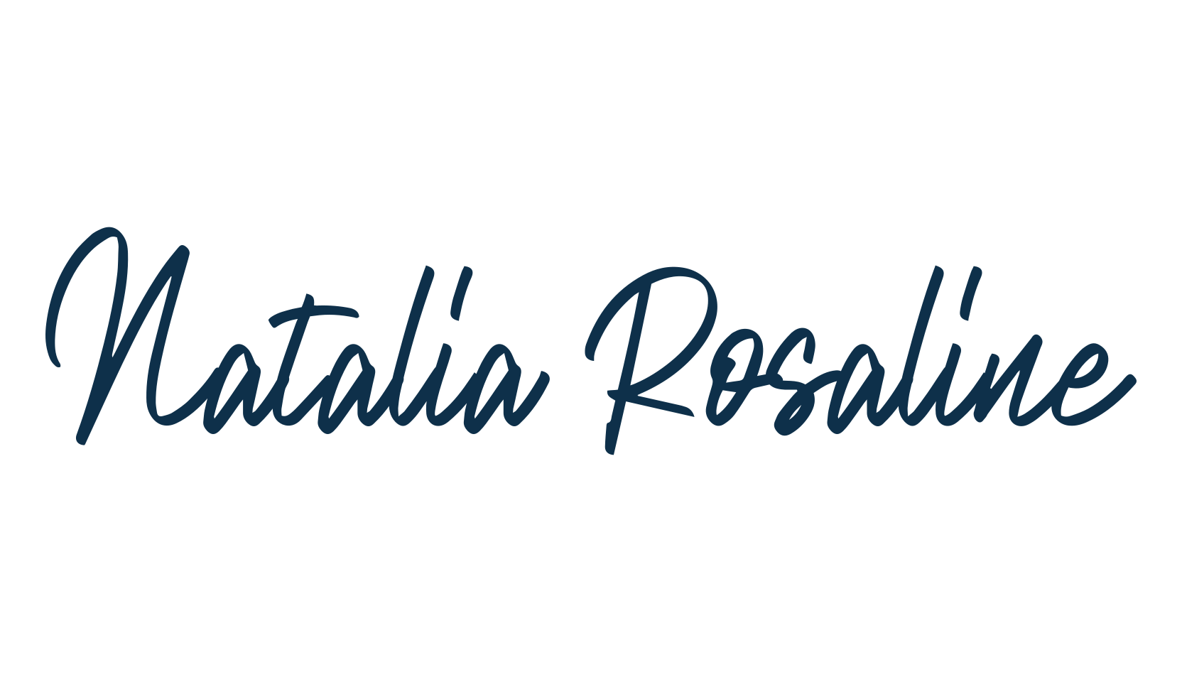 Natalia Rosaline, script handwritten fancy decorative calligraphy font preview