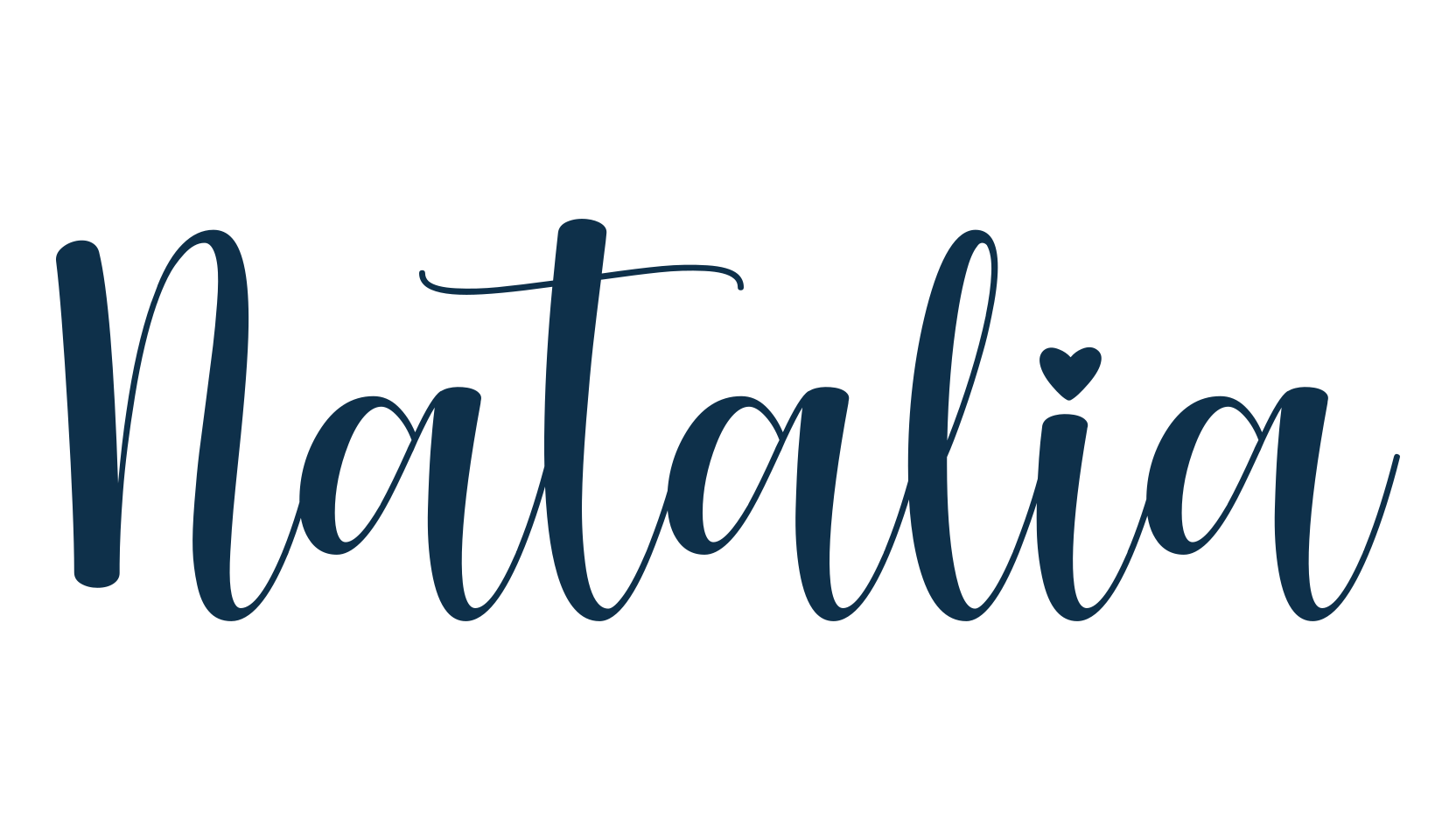 Natalia (natalia), calligraphy font preview