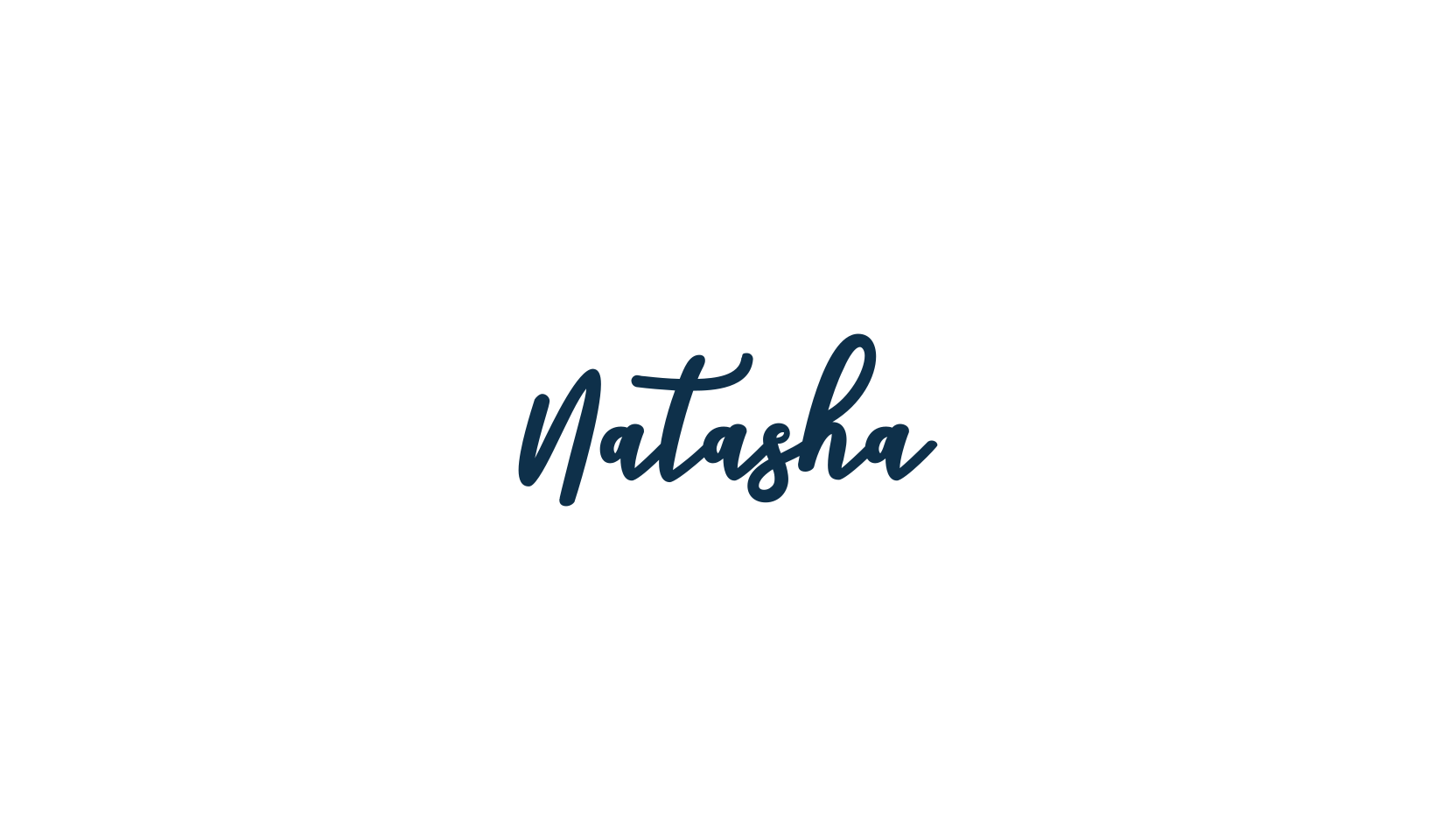 Natasha, script handwritten fancy decorative calligraphy font preview