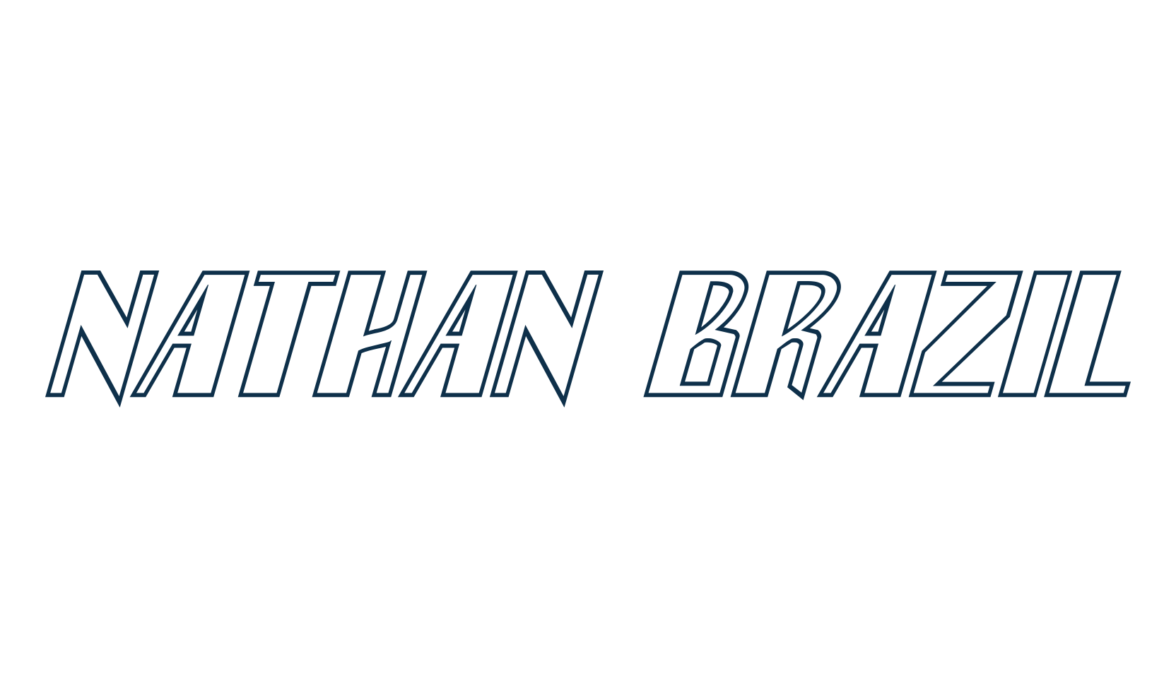 Nathan Brazil, fancy various decorative font preview