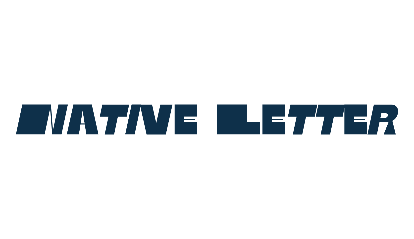 Native Letter, various font preview