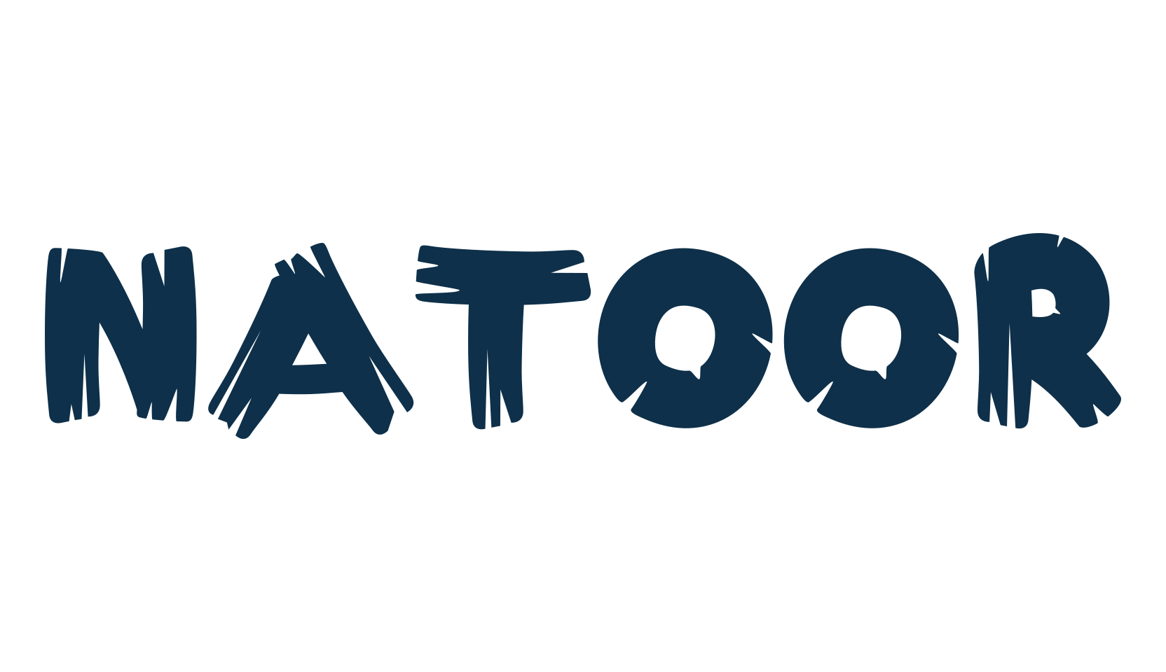 Natoor, decorative font preview