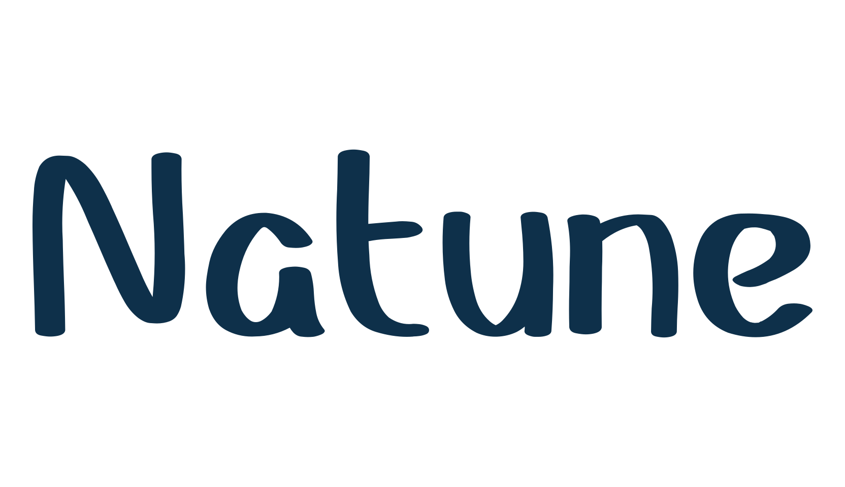 Natune, script handwritten fancy decorative calligraphy font preview