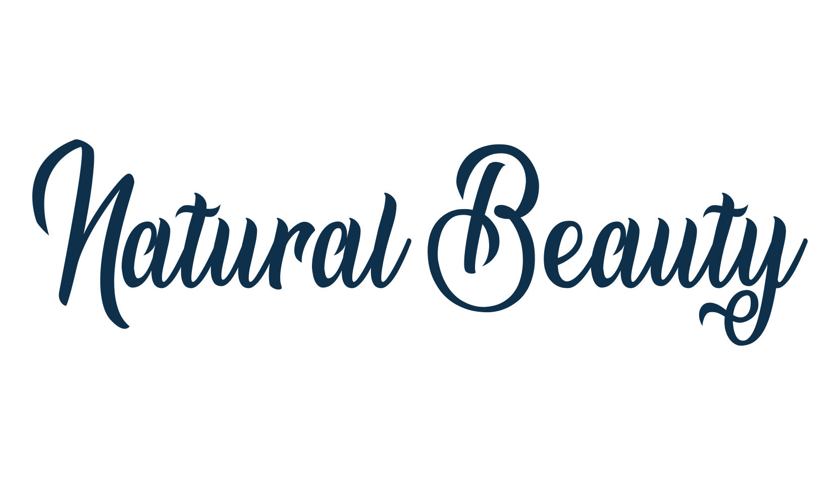 Natural Beauty, script calligraphy fancy decorative font preview