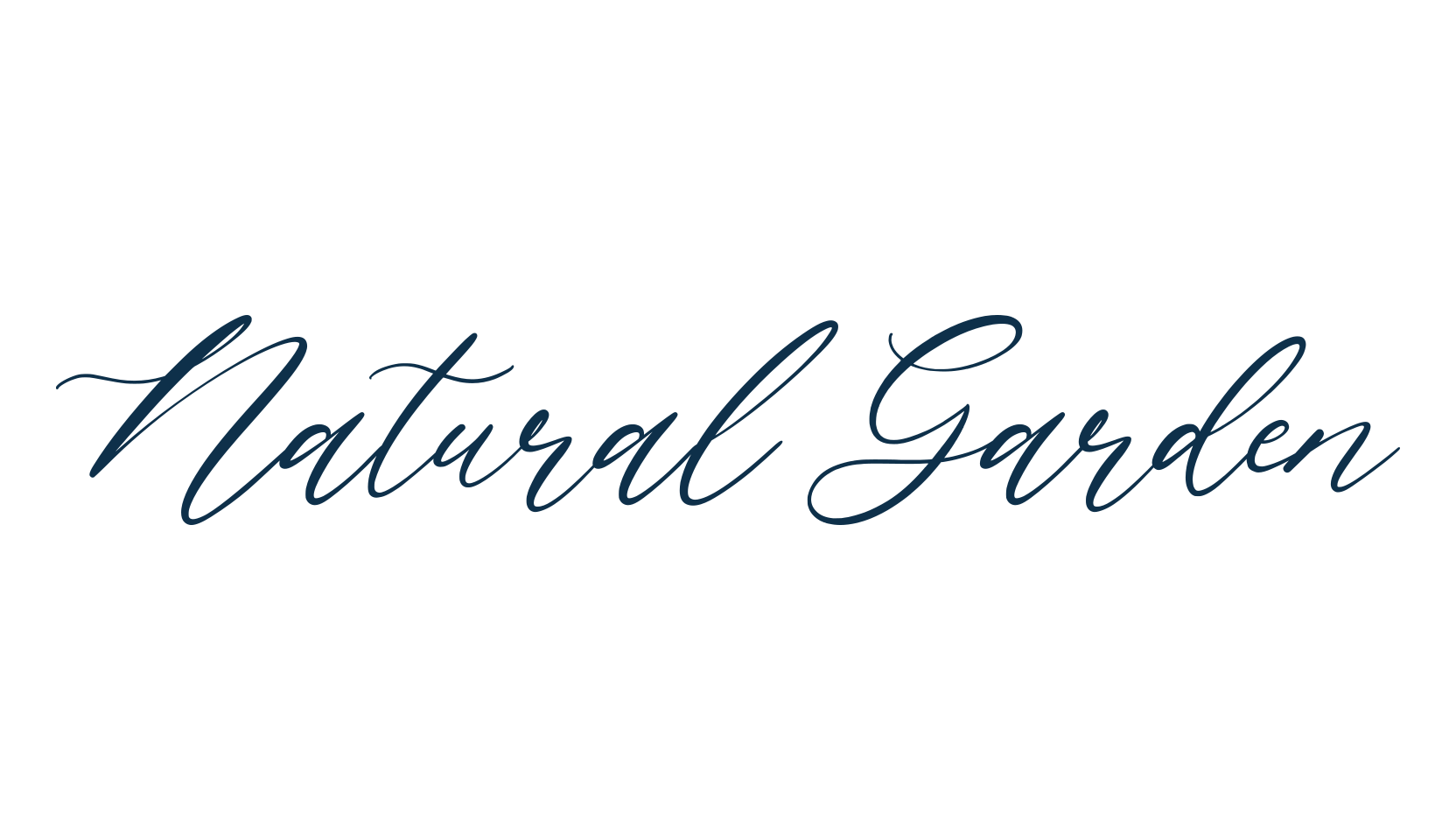 Natural Garden, script calligraphy fancy decorative font preview