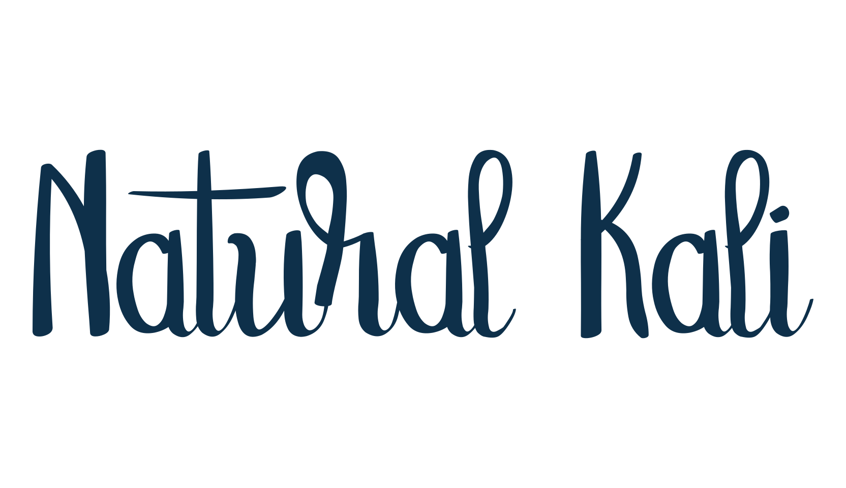 Natural Kali, fancy decorative font preview