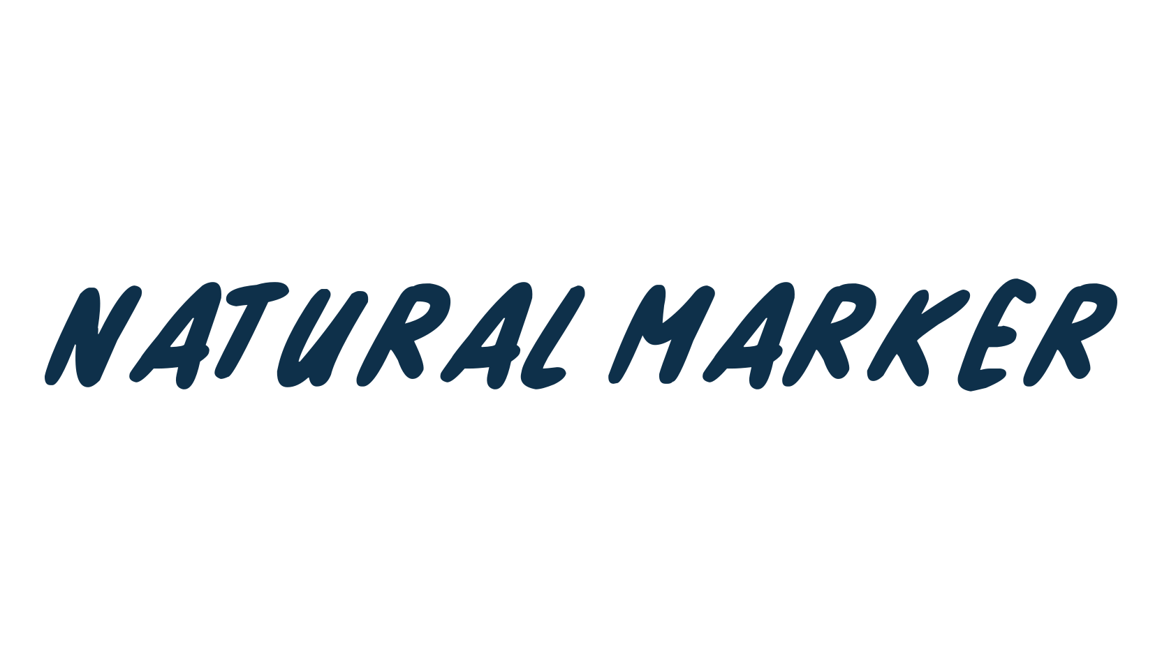 Natural Marker, cartoon font preview