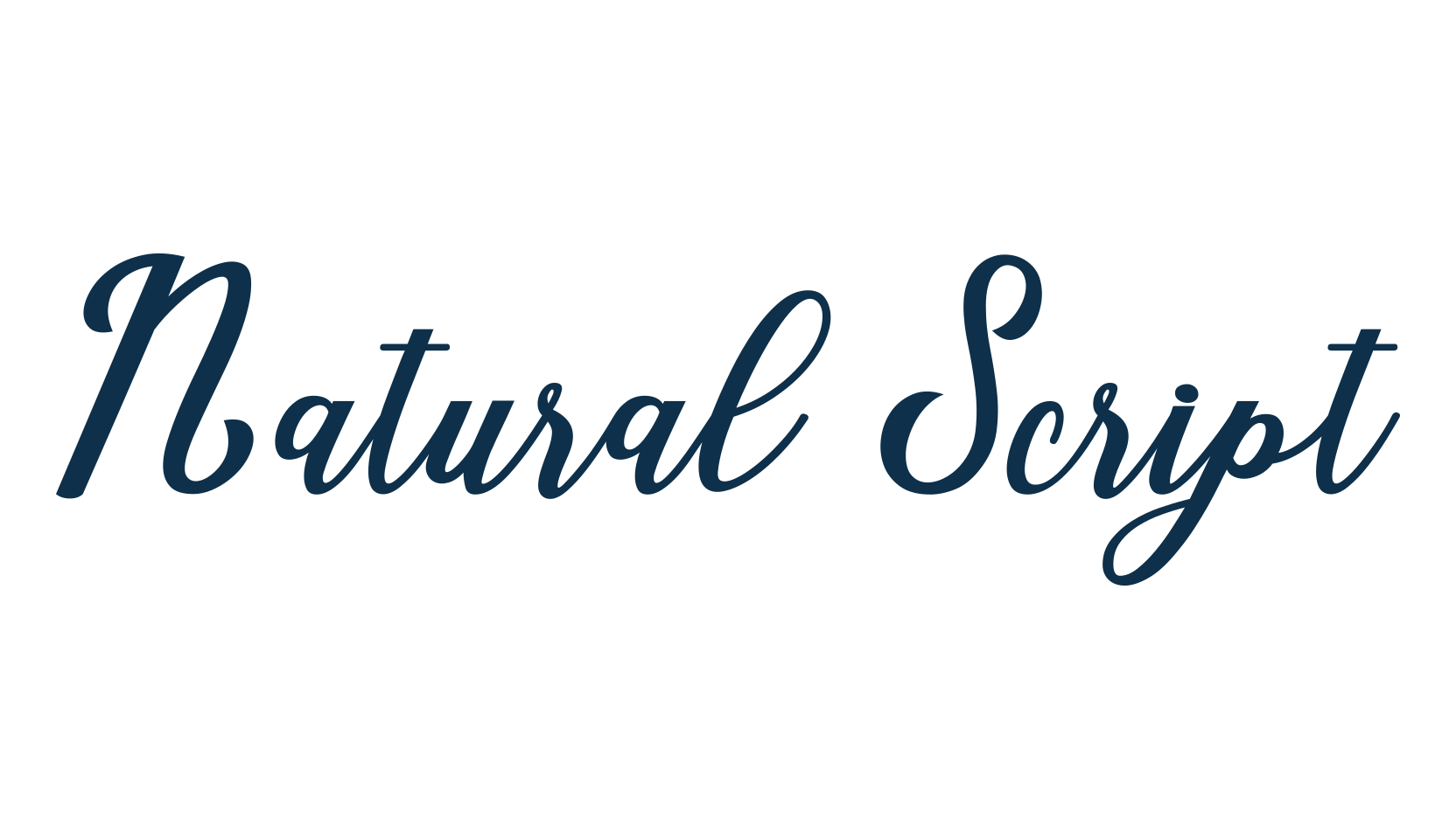 Natural Script (natural-script-2), fancy various decorative script calligraphy font preview