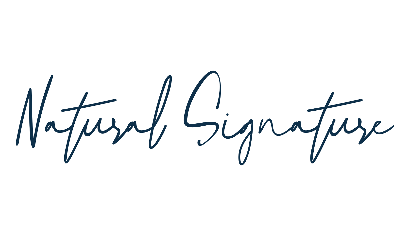 Natural Signature, script handwritten fancy decorative calligraphy font preview