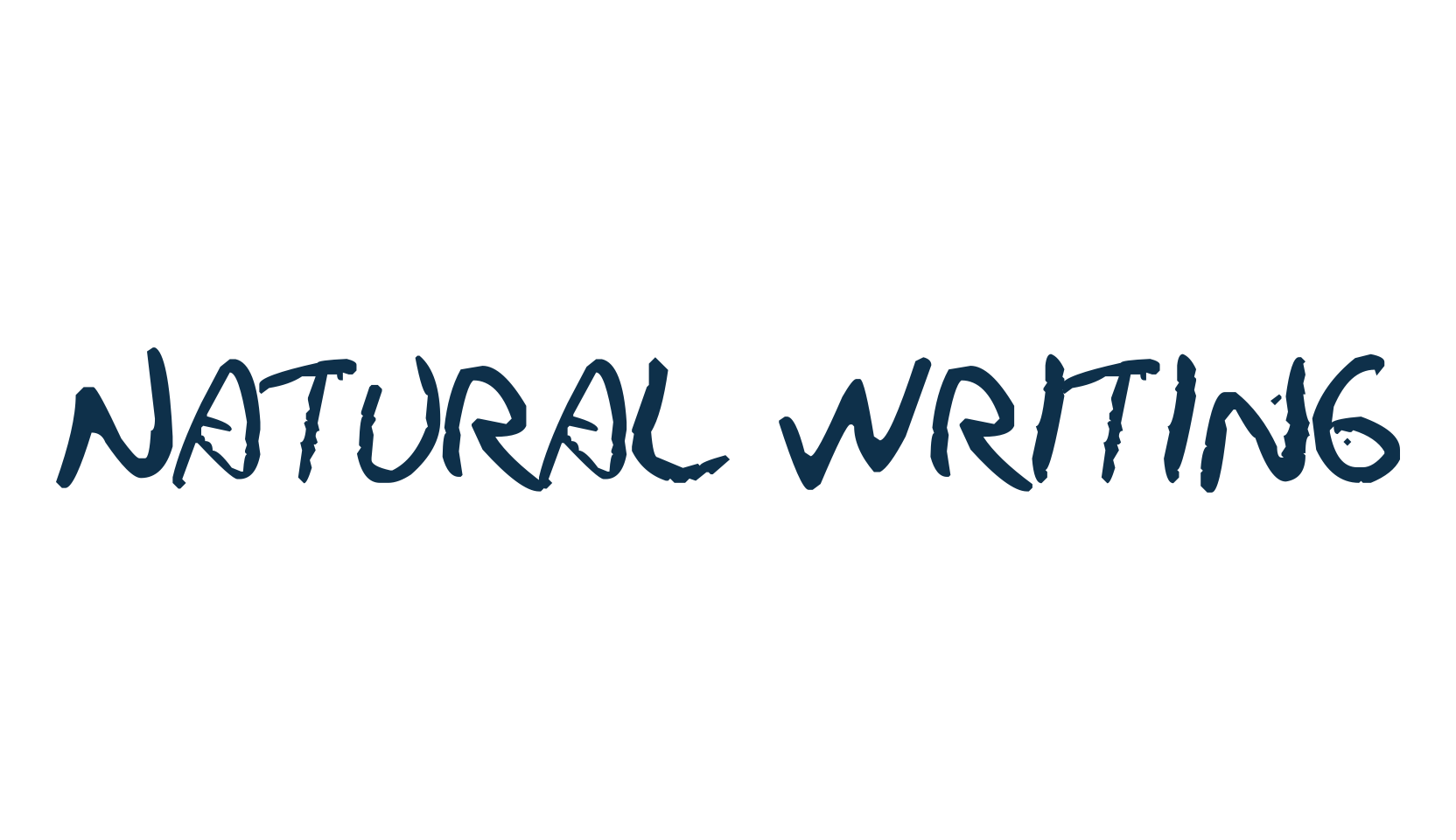 Natural Writing, script handwritten fancy decorative calligraphy font preview