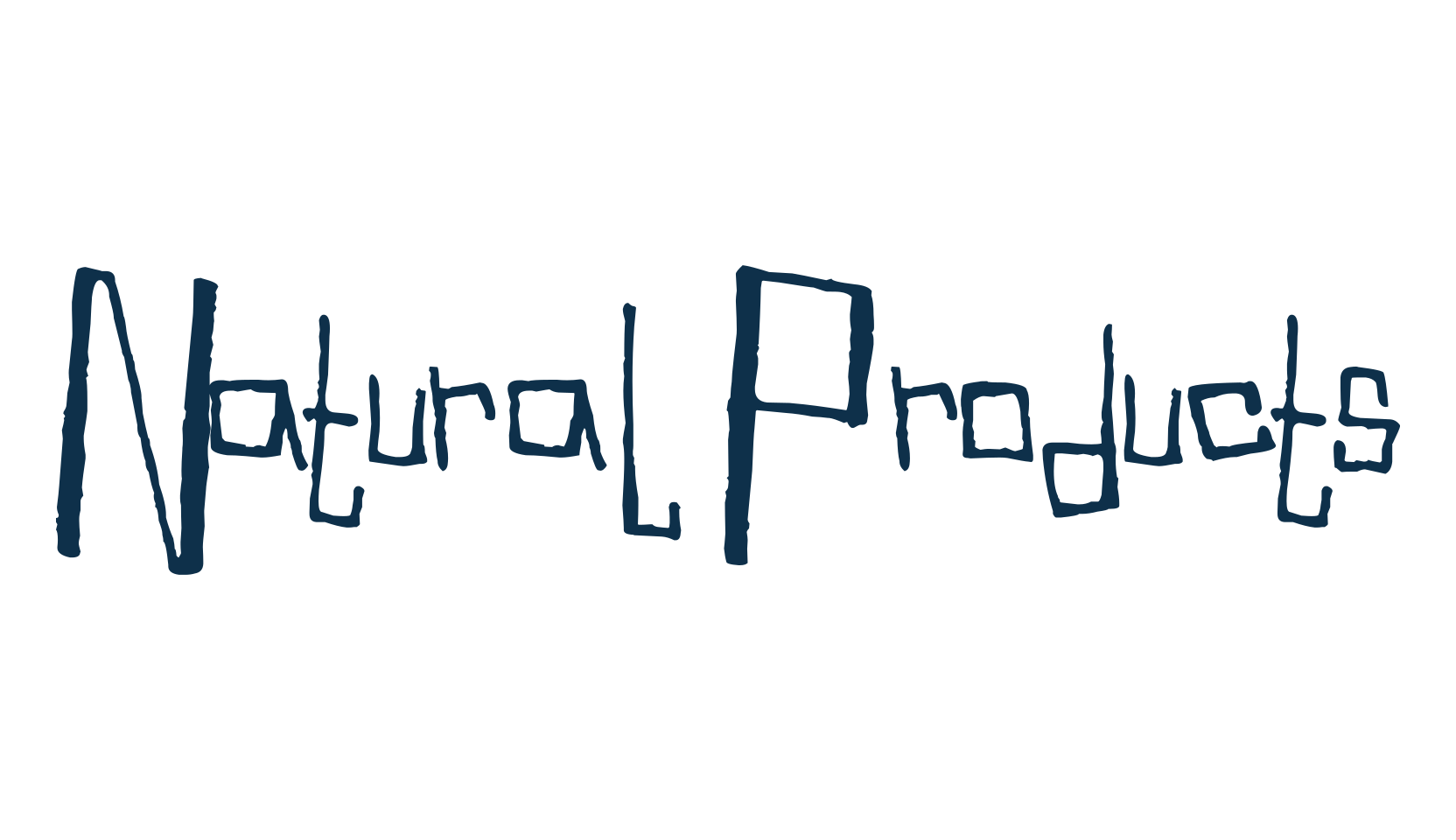 Natural Products, fancy cartoon decorative font preview