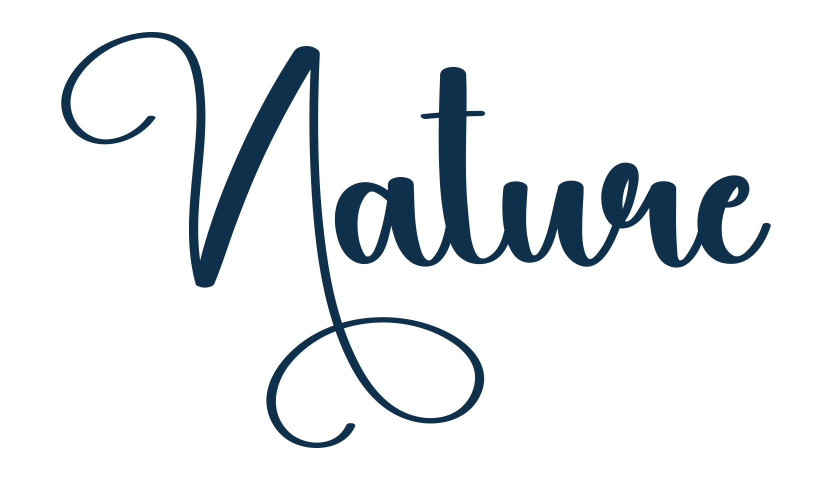 Nature (nature-5), script calligraphy fancy decorative font preview