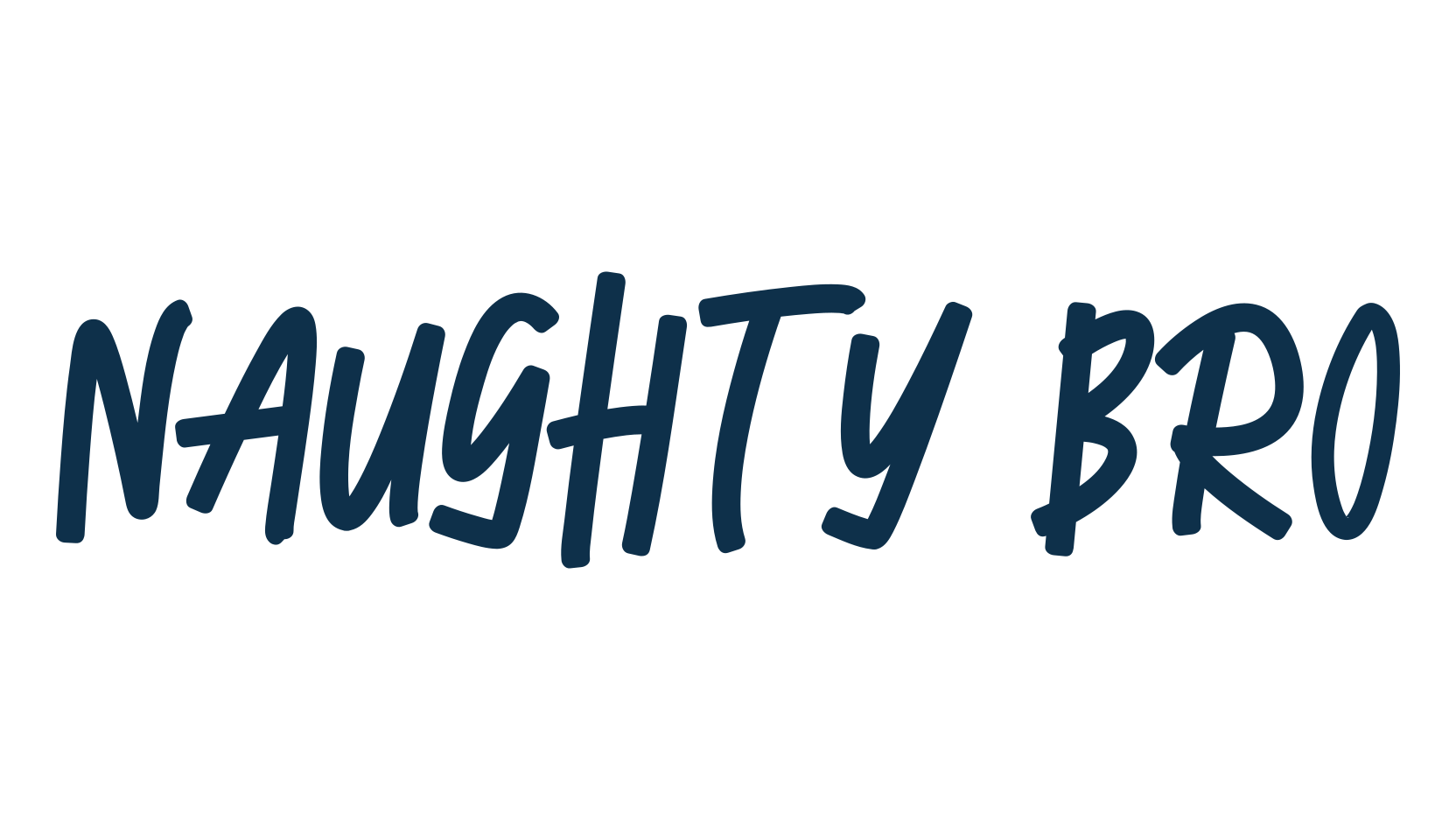 Naughty Bro, fancy decorative font preview