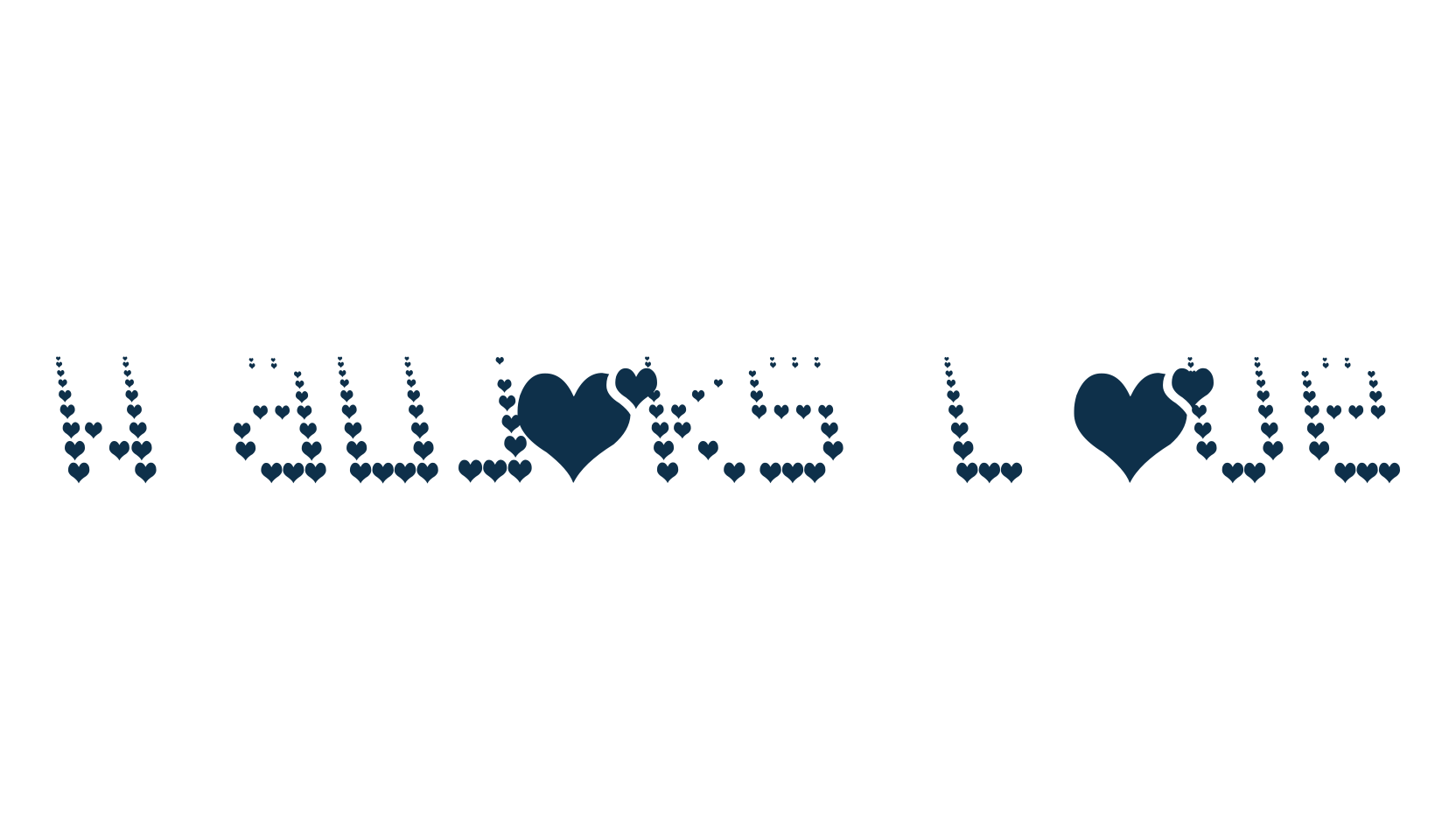 Naujoks Love, display market font preview