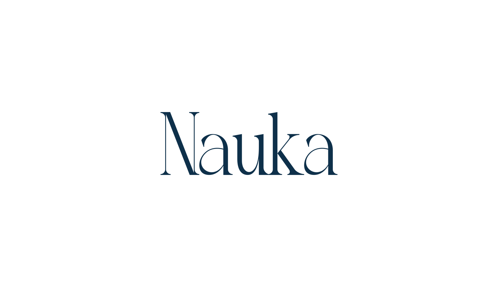 Nauka, serif font preview