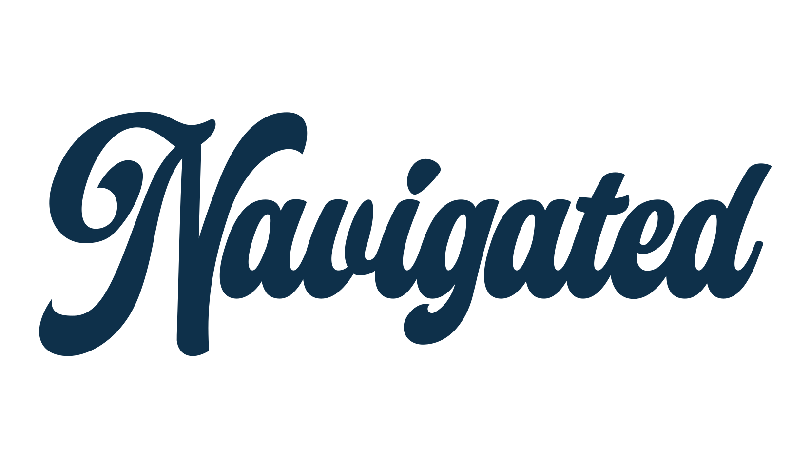 Navigated, fancy old school decorative script calligraphy font preview