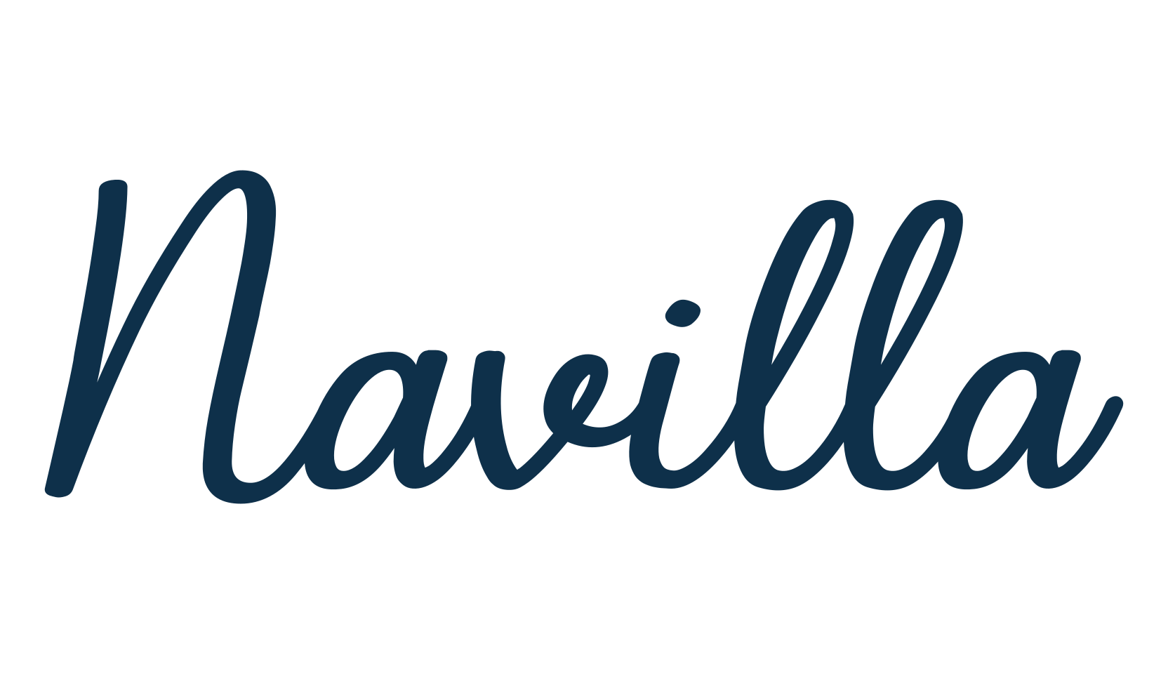 Navilla, handwriting font preview