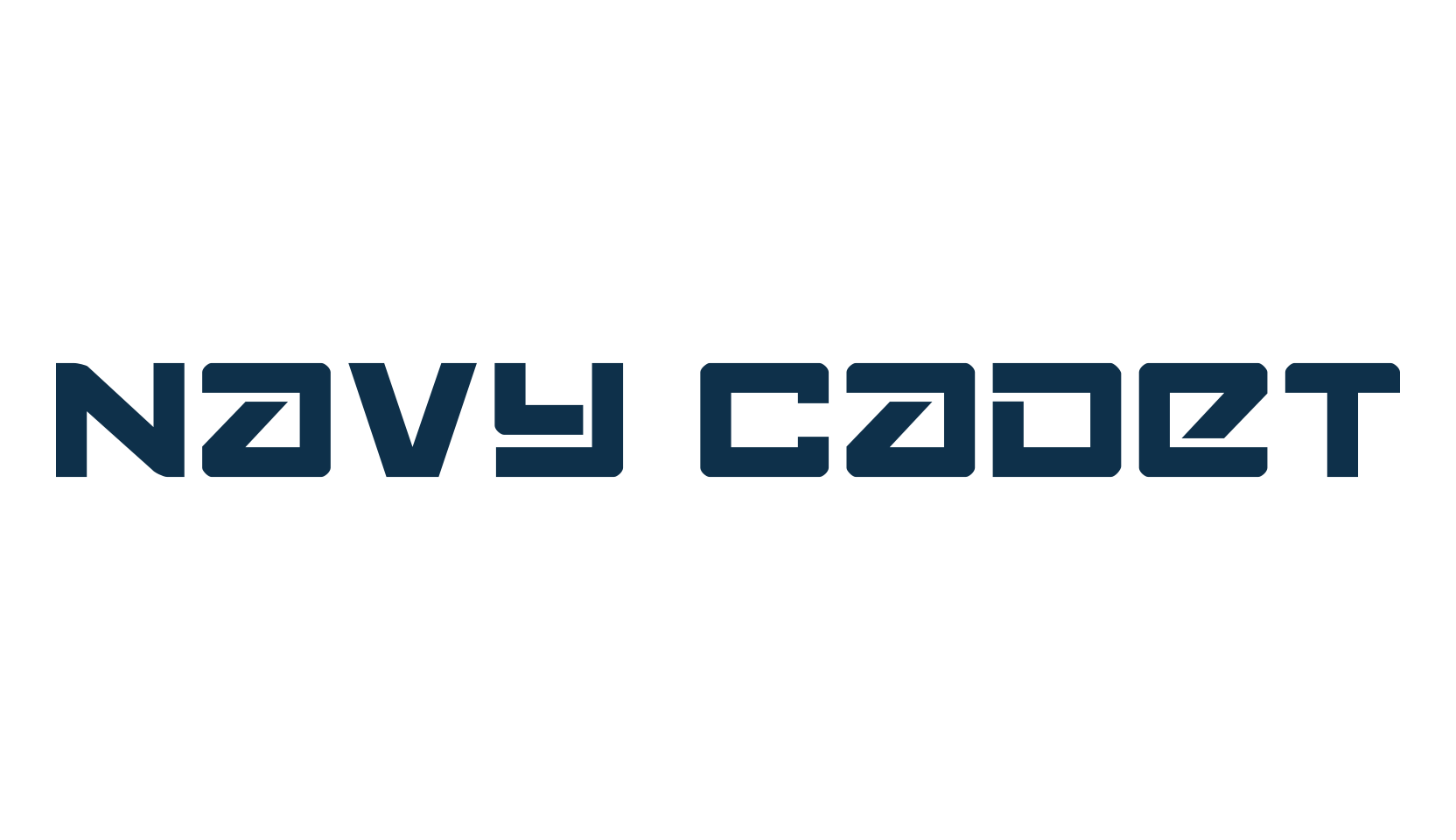 Navy Cadet, techno sci-fi font preview
